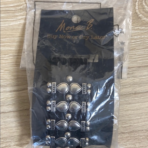 Mona B Labyrinth Leather Bracelet - Picture 2 of 3